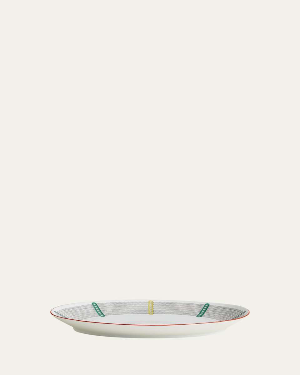 Tressages Equestres Large Oval Platter